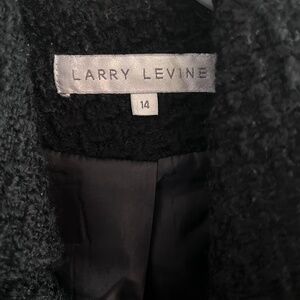 Larry Levine Blk Dress Coat